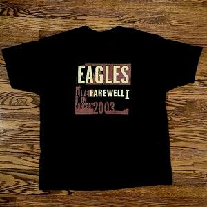 Eagles Tour T-Shirt Vintage 2003 Double-sided Joe Walsh Glenn Frey Rare XL